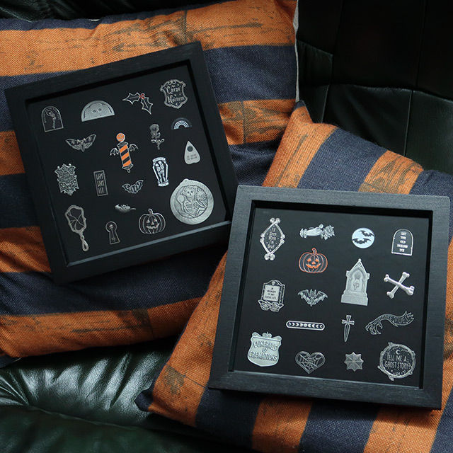 Framed gothic pins