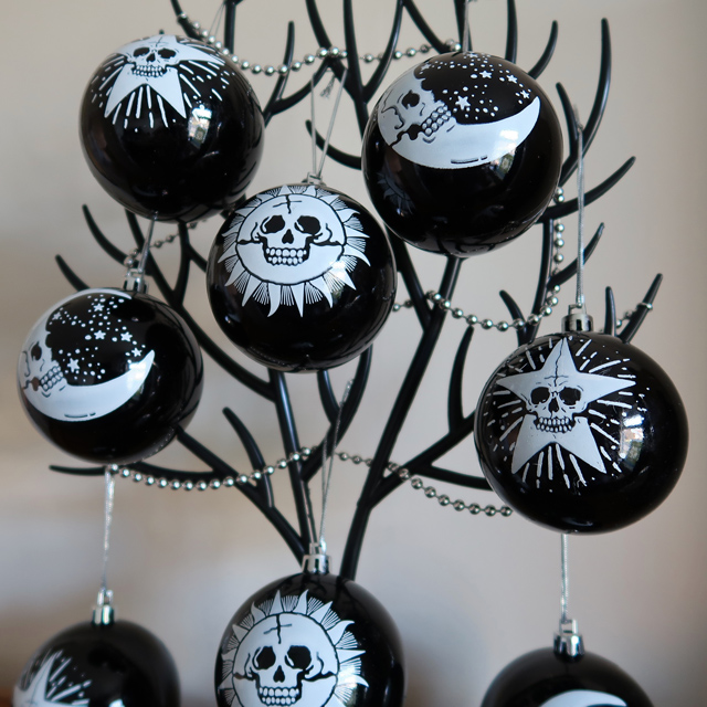 Gothic Christmas Baubles (Killstar)