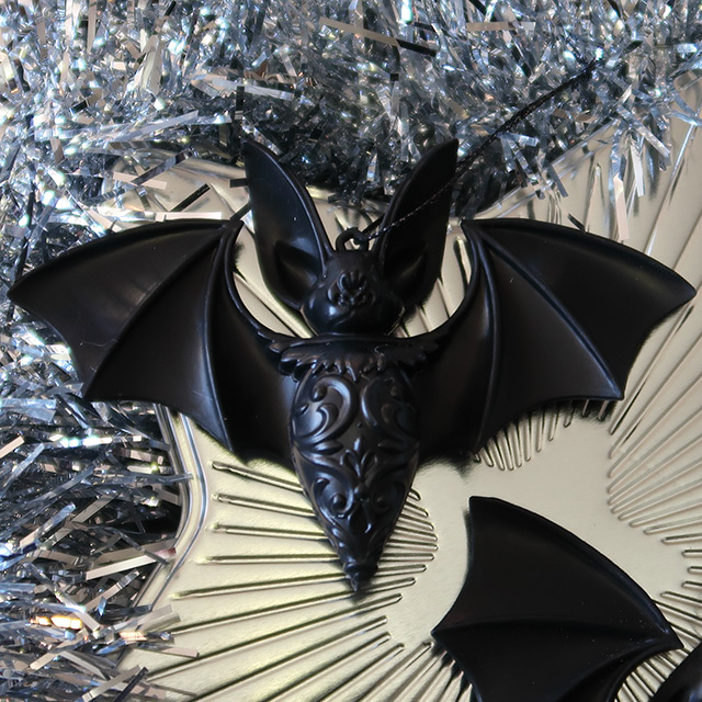 Gothic Christmas baubles from Killstar