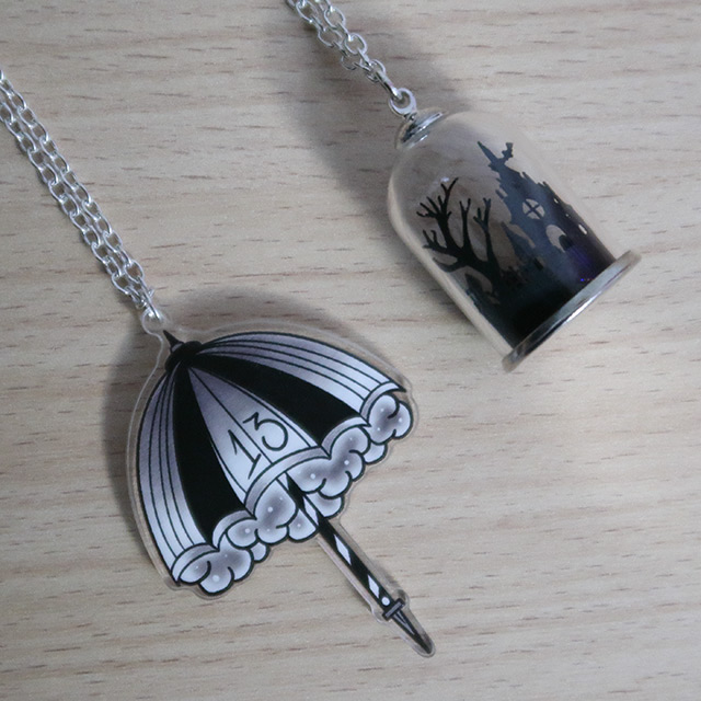 Two necklaces by Curiology