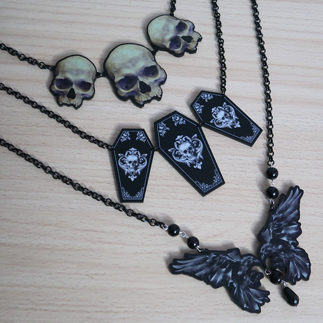 Three necklaces by Curiology