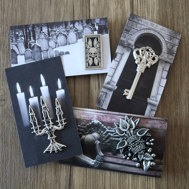 A selection of Gothic pins by Nothing Pins
