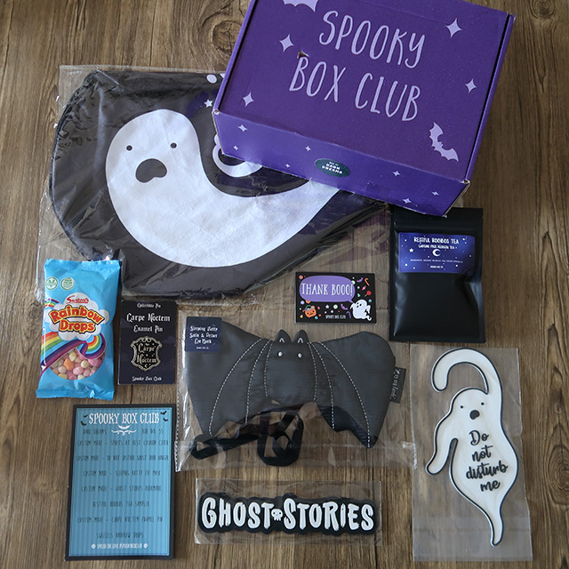 The contents of Spooky Box 55: Dark Dreams